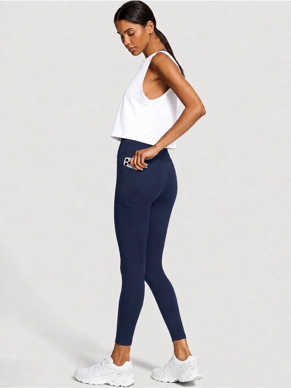 VS Essential High-Rise Perforated Leggings